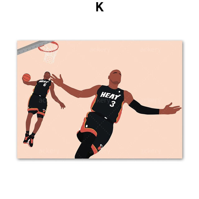 Basketball Player Canvas Art