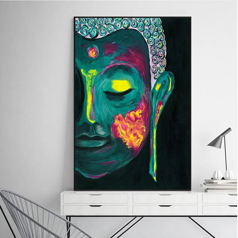 Siddhartha Gautama Buddha Oil Painting Canvas Art