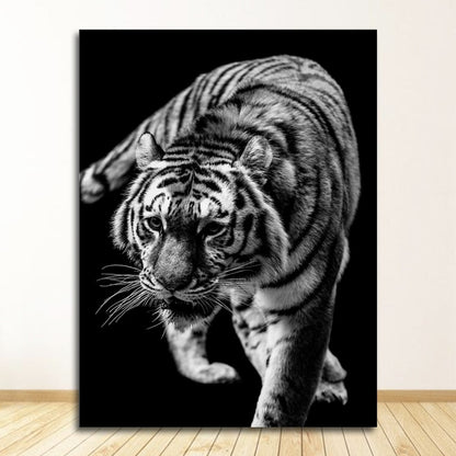 Black and White Animal Wall Art Canvas