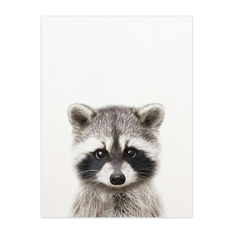 Cute Animal Canvas Art