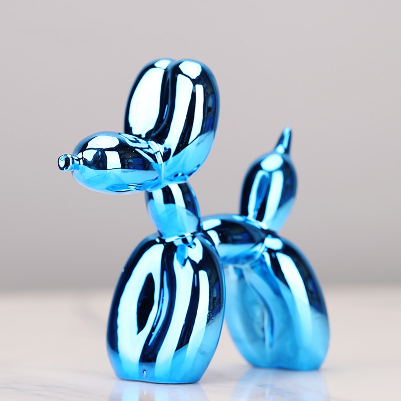 Electroplating Balloon Dog Statue