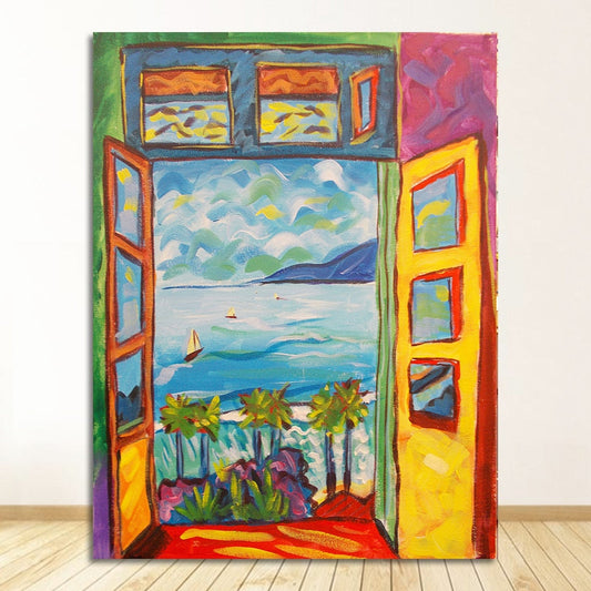 The Open Window by Henri Matisse Canvas Art