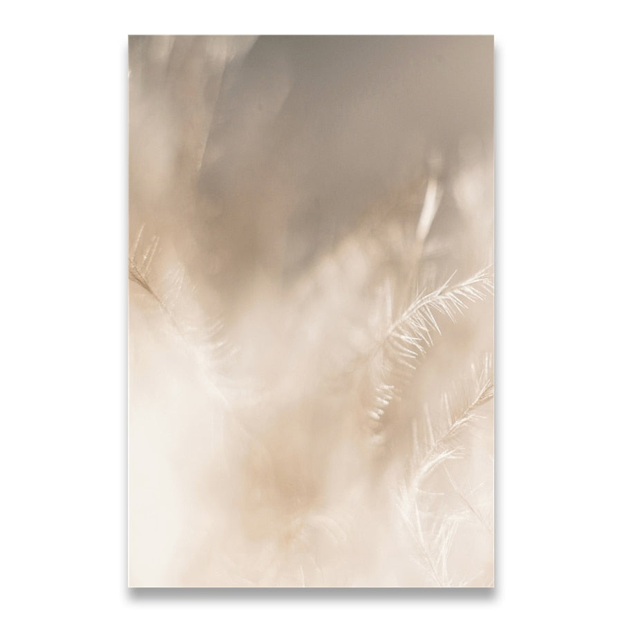 Woman Dancing Flower Pampas Grass Canvas Art