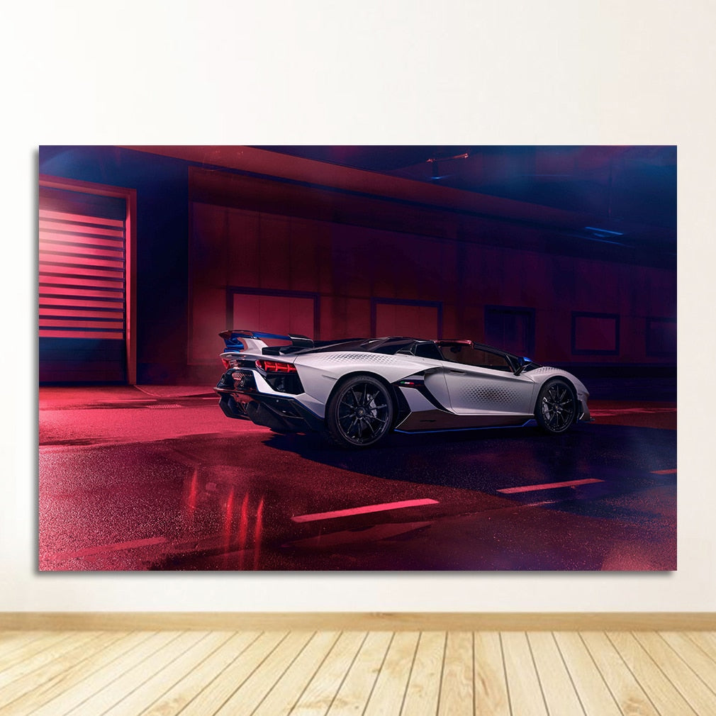 Lamborghini Aventador Roadster Canvas Art