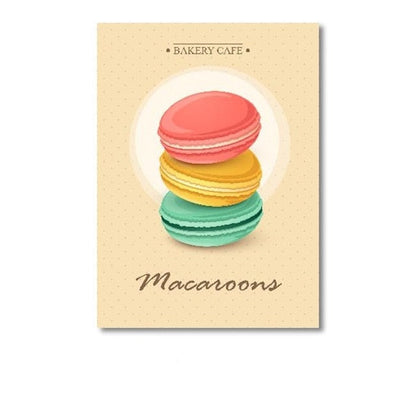 Macaron Candy Cake Chocolate Canvas Art