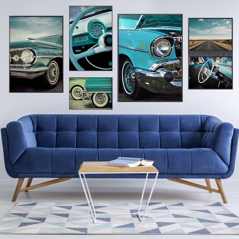 Retro Tosca Car Canvas Art