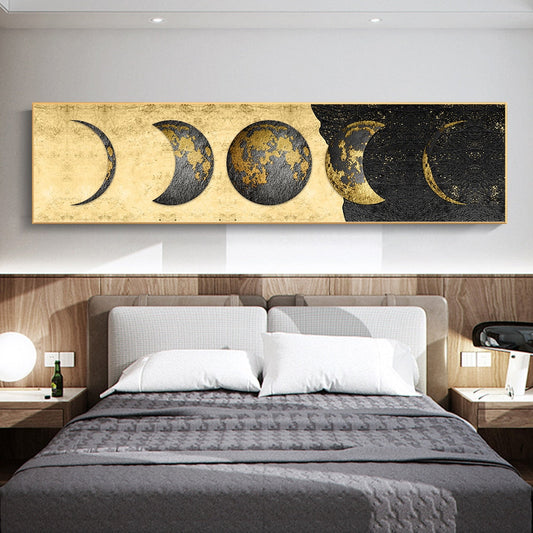 Golden Moon Canvas Art