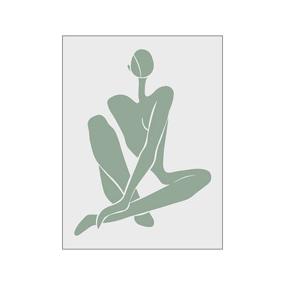 White Tulip Green Aloe Plant Canvas Art