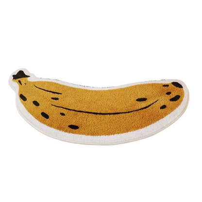 Arc-shaped Banana Eggplant Rug