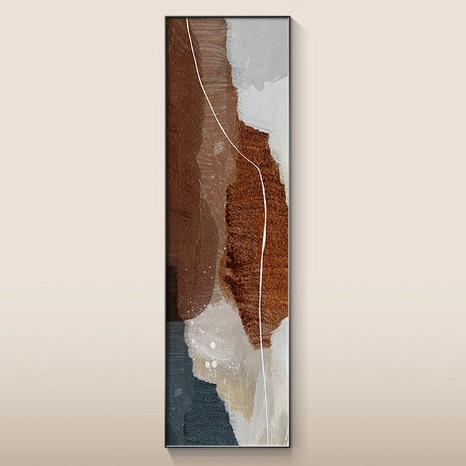 Brown Marble Canvas Art