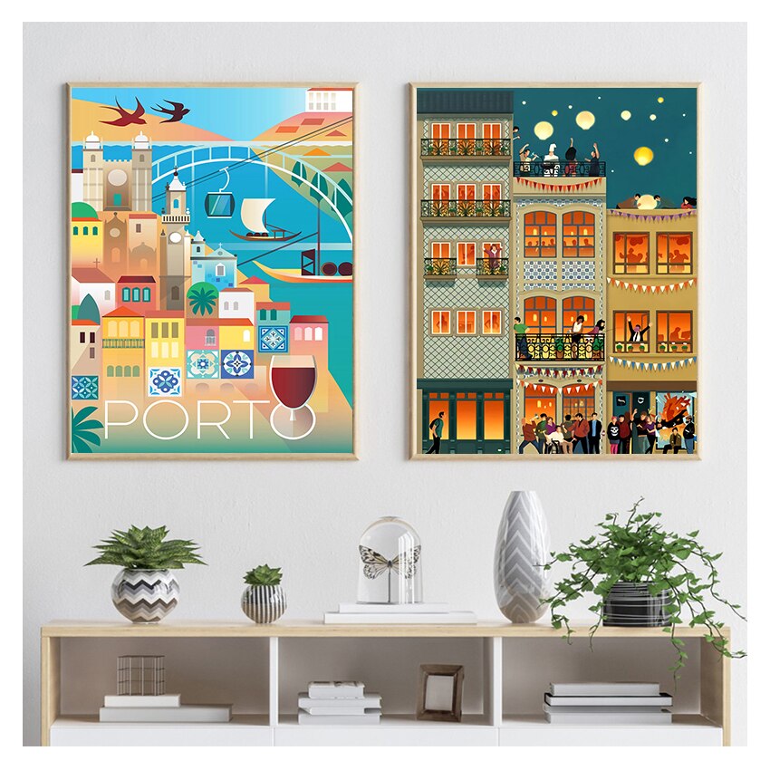 Portugal Poster Canvas Art