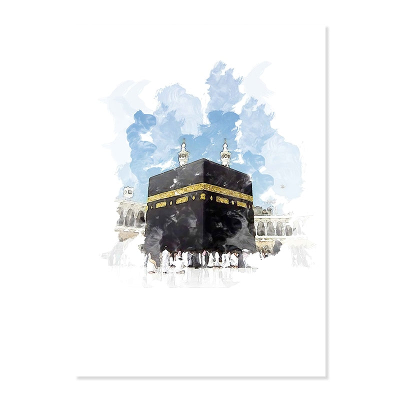 Islamic Mosque Kaaba Canvas Art