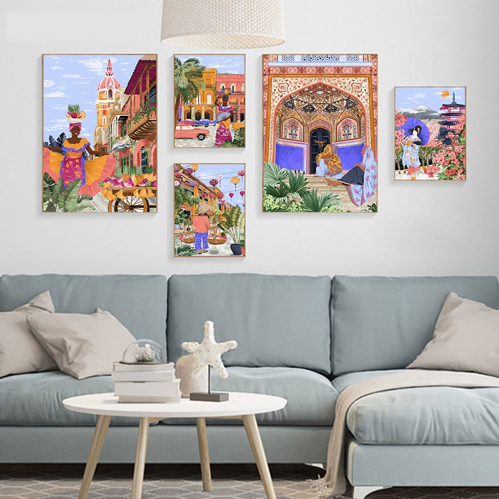 Local Culture Canvas Art