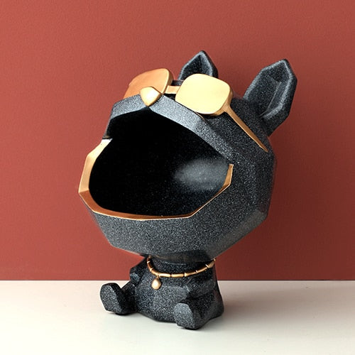 Cool Dog Big Mouth Storage Figurine