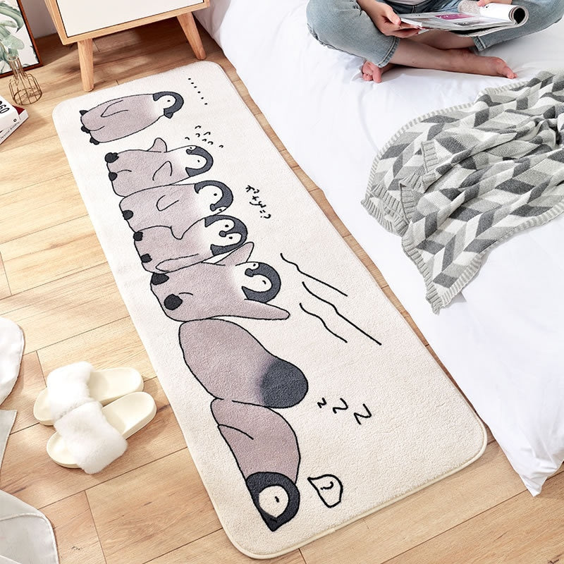 Cartoon Rainbow Animal Rug