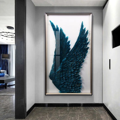 Blue Wings Canvas Art