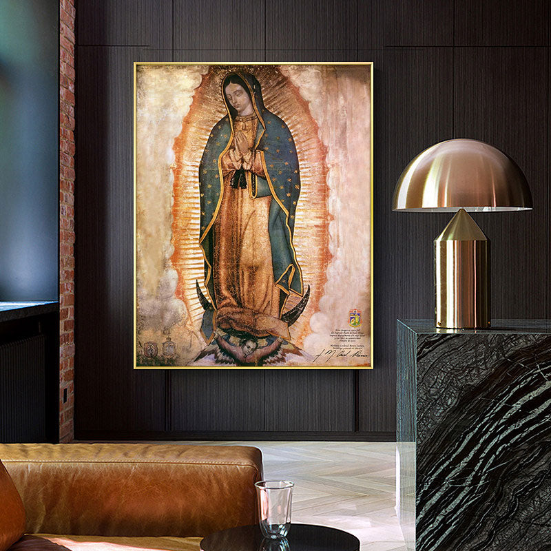 The Day of the Virgin of Guadalupe in Mexico Canvas Art