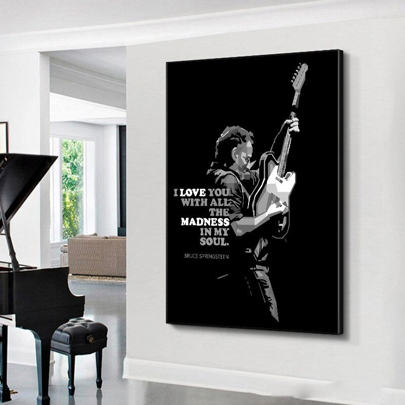 Bruce Springsteen Canvas Art