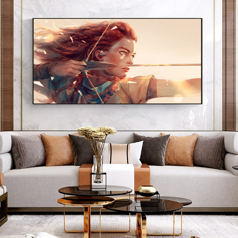 Beautiful Archer Canvas Art