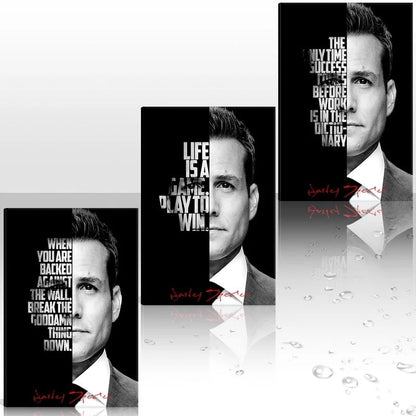 Harvey Specter Motivation Canvas Art