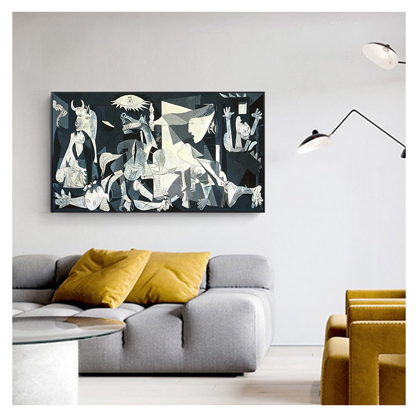 Guernica by Pablo Picasso Art Canvas