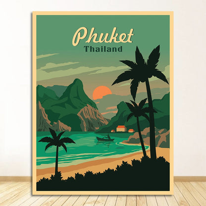 Phuket Island Thailand Art Canvas