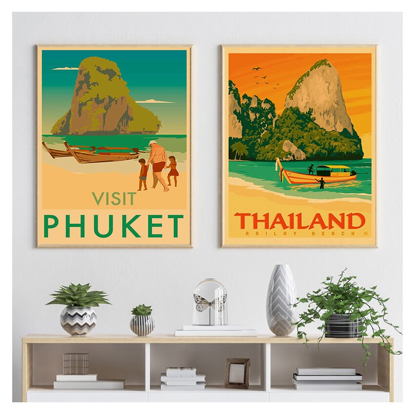 Phuket Island Thailand Art Canvas