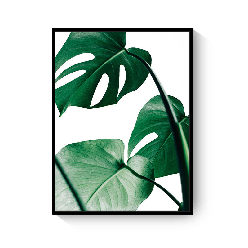 Green Leaf Quotes Canvas Art