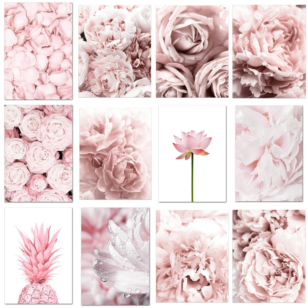 Blooming Pink Flower Canvas Art