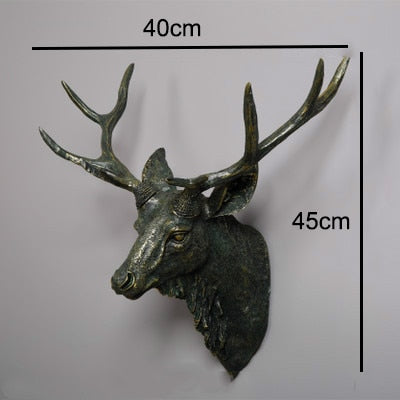 Faux Taxidermy Deer Head Wall Decor