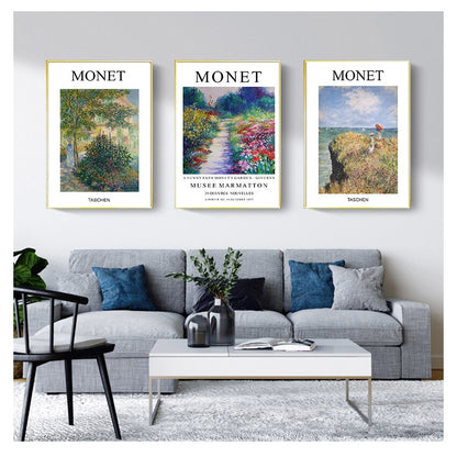 Claude Monet Classic Painting Canvas Art