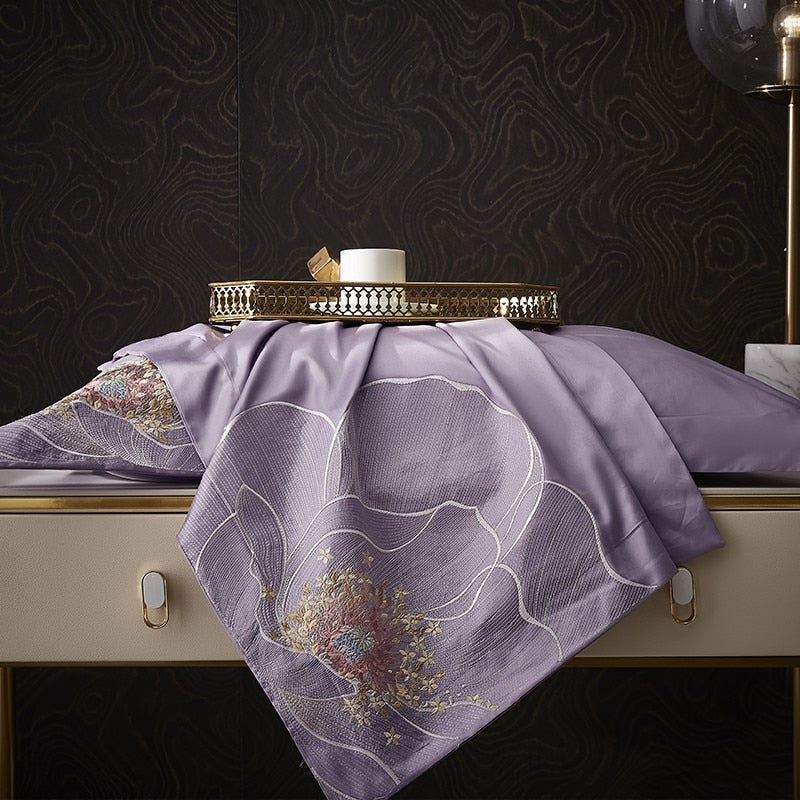 Blooming Chatelle Cotton Duvet Cover Bedding Set