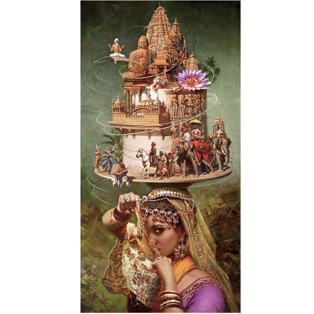 Persian Princess Castle Canvas Art