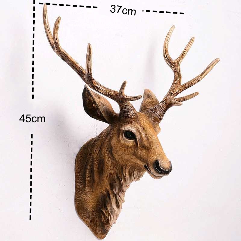 Faux Taxidermy Deer Head Wall Decor