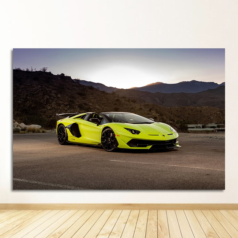 Lamborghini Aventador Roadster Canvas Art