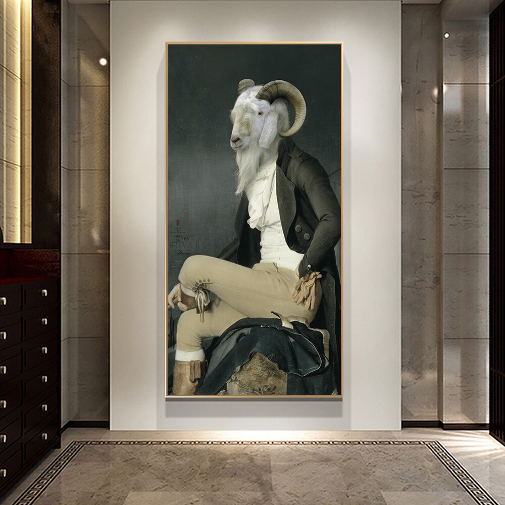 Earl of the Goat Canvas Art