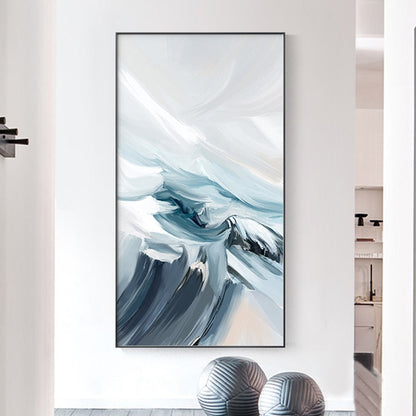 Snow Mountain Painting Canvas Art