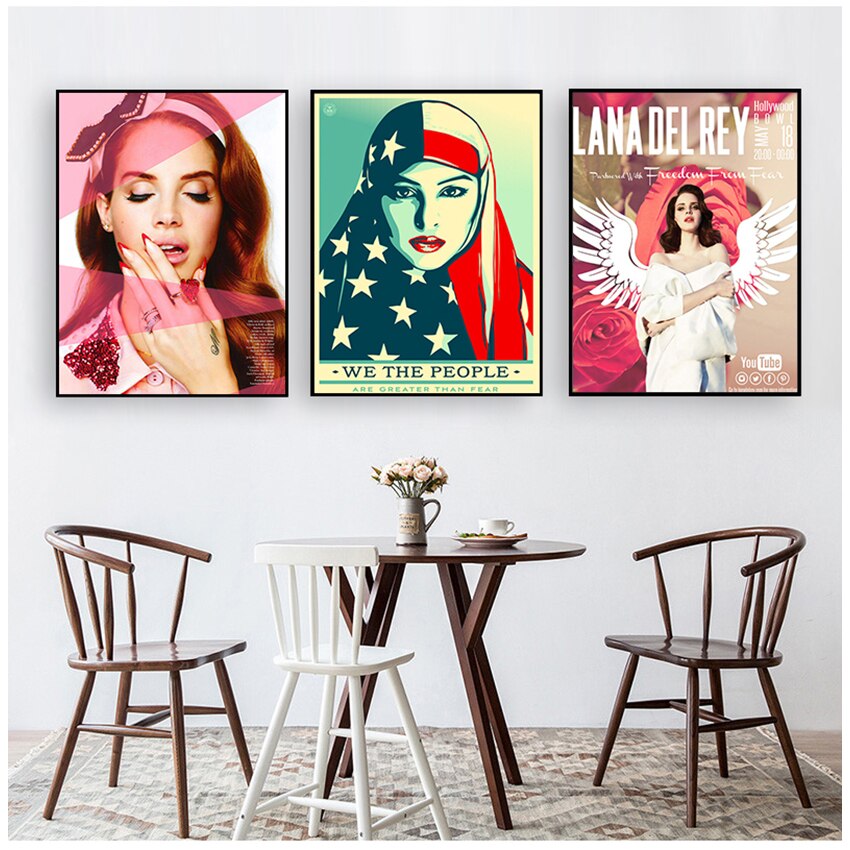 Lana Del Rey Pop Art Wall Art Canvas