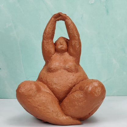 Abstract Fat Lady Figurines