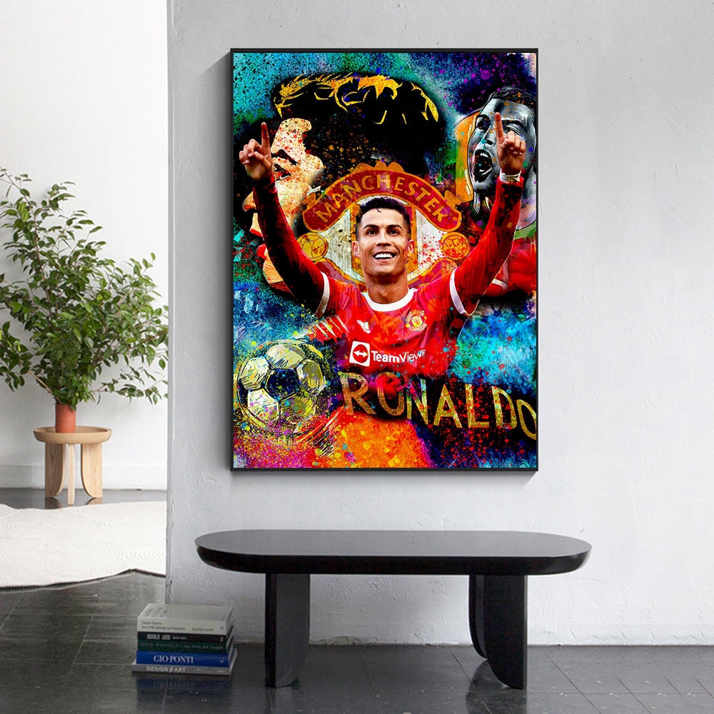 Cristiano Ronaldo Wall Art Canvas