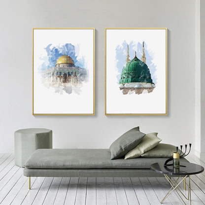 Islamic Mosque Kaaba Canvas Art