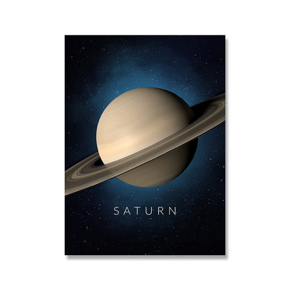 Planet Wall Art Canvas