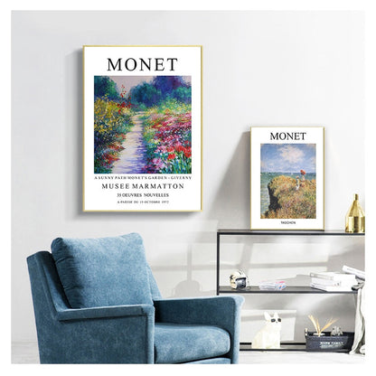 Claude Monet Classic Painting Canvas Art