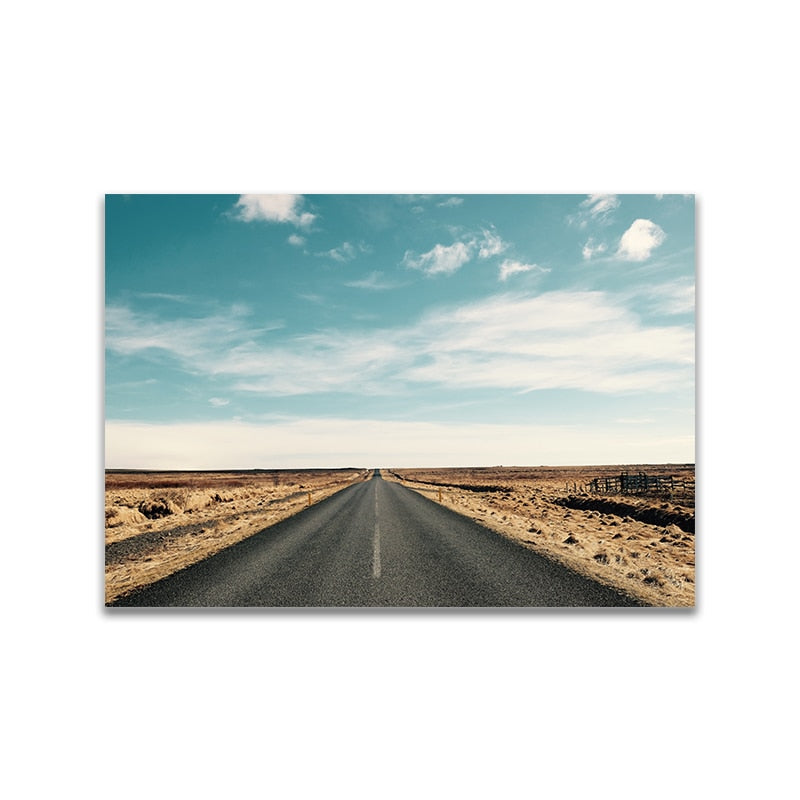 Retro Tosca Car Canvas Art