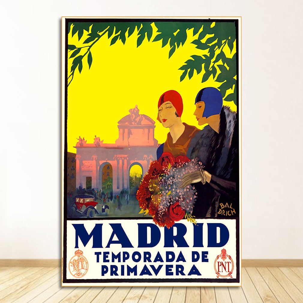 Spain Madrid San Sebastian Canvas Art