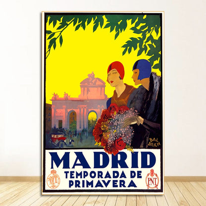 Spain Madrid San Sebastian Canvas Art