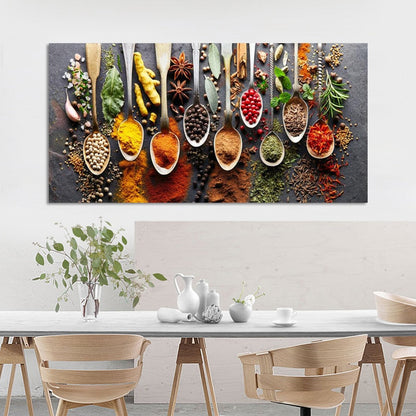 Colorful Spice Kitchen Canvas Art