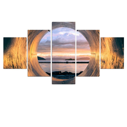 Sunset Ocean View Canvas Art