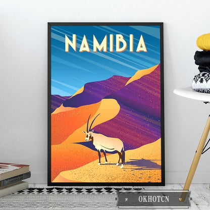 Travel Cities Poster Canvas Art