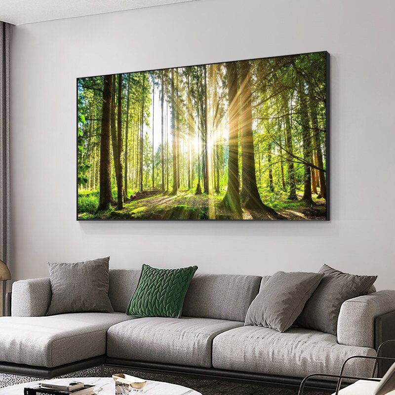 Forest Sunshine Canvas Art